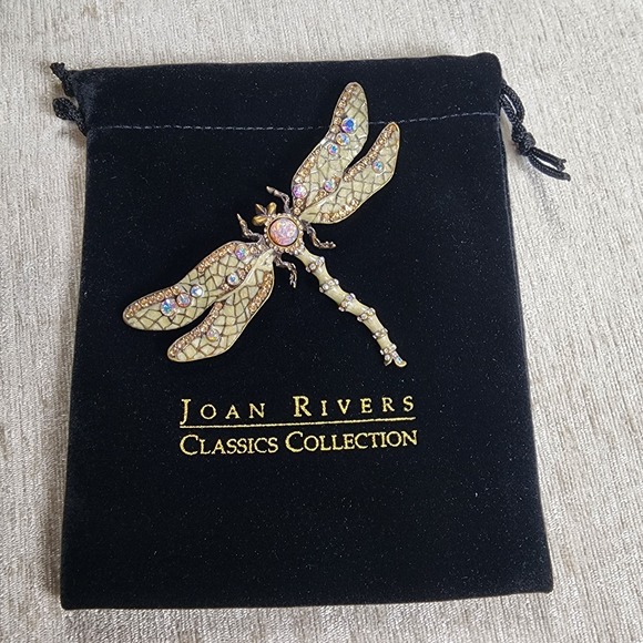 Joan Rivers Classics Collection XV Dragonfly Brooch - Picture 7 of 7
